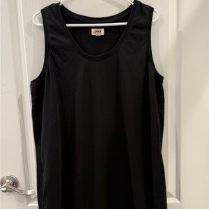 PACT Women's Black Maxi T-shirt Dress